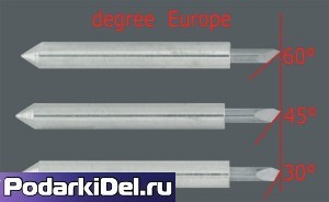 Нож для режущего плоттера 60градусов Gifttec/COPAM/Roland/SignPal GCC Нож для режущего плоттера 60градусов Gifttec/COPAM/Roland/SignPal GCC
