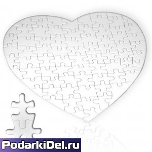 Пазл "СЕРДЦЕ" (19х19,3см) 76 элемента Пазл "СЕРДЦЕ" (19х19,3см) 76 элемента