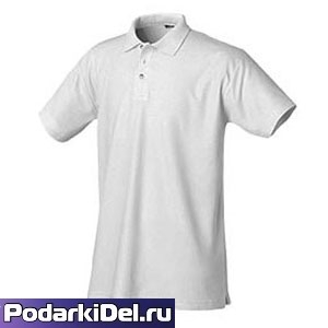 Рубашка "поло" (XXS-XXL) белая EVOLUTION