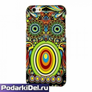 Чехол пластиковый IPhone 6 "белый" глянец (для вакуумной машины)